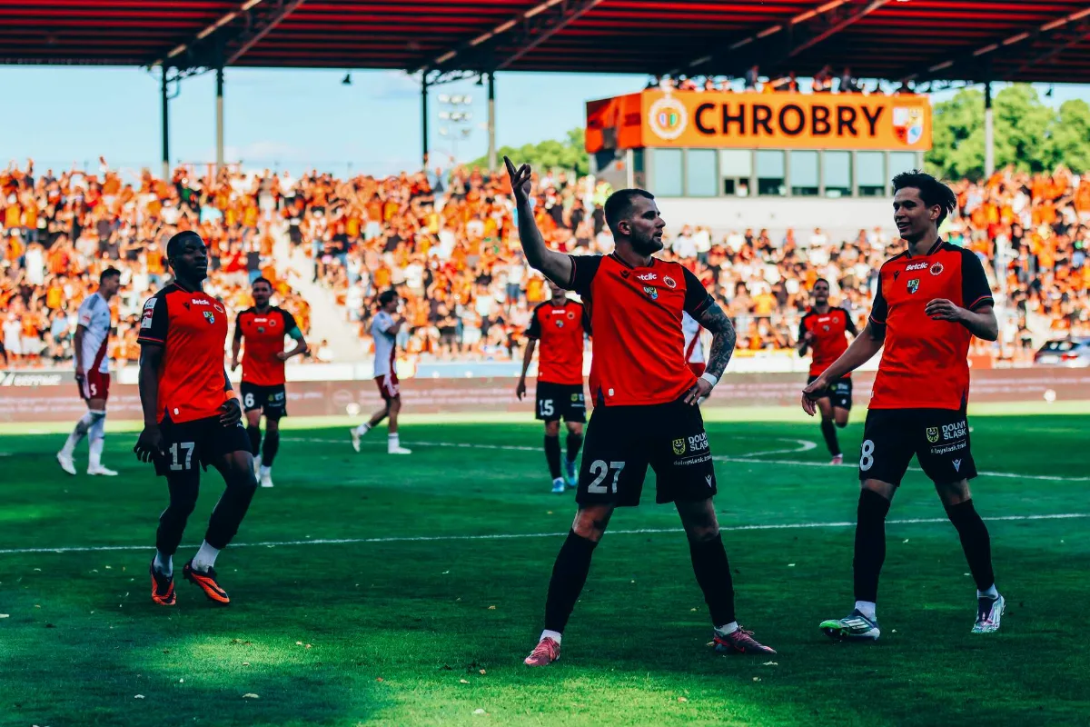 Chrobry Głogów zremisował z ŁKS Łódź 1:1, przegrał w rzutach karnych 4:5