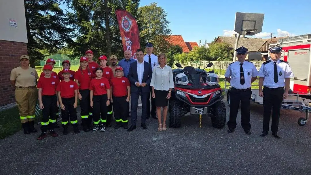 Głogów wspiera OSP: nowy quad dla jednostki w Chociemyśli