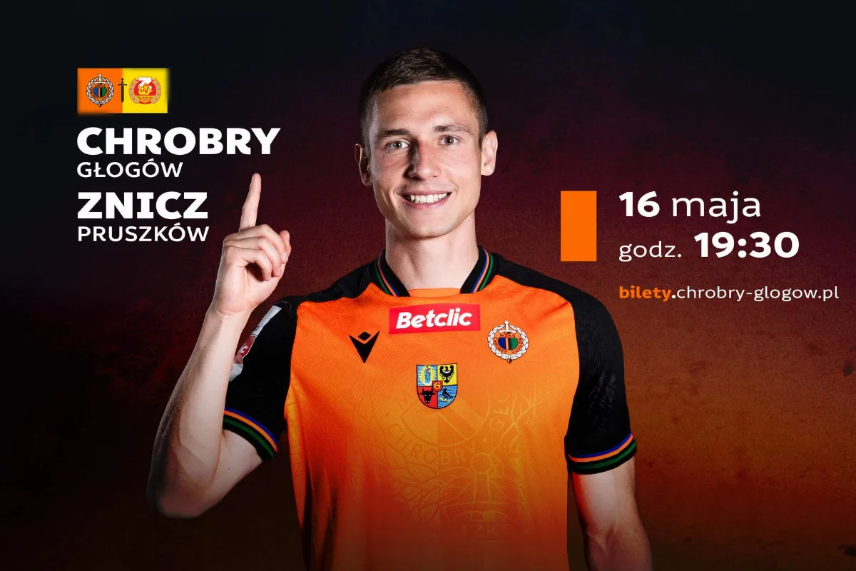 Zakup biletów na mecz Chrobry Głogów - Znicz Pruszków
