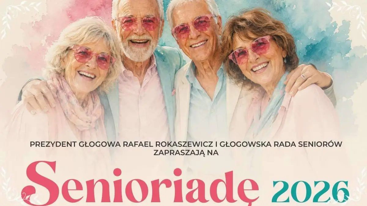 Głogowska Senioriada 2026 zbliża się w wrześniu