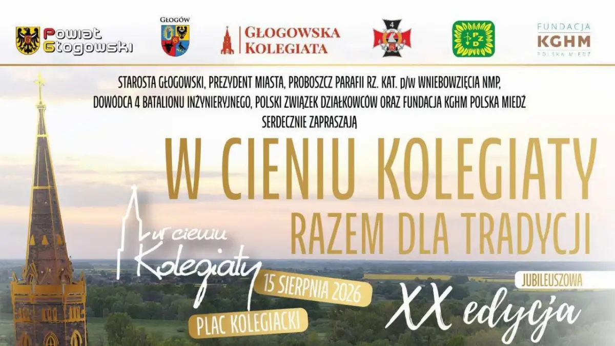 Jubileuszowa 20. edycja święta 'W Cieniu Kolegiaty' w Głogowie