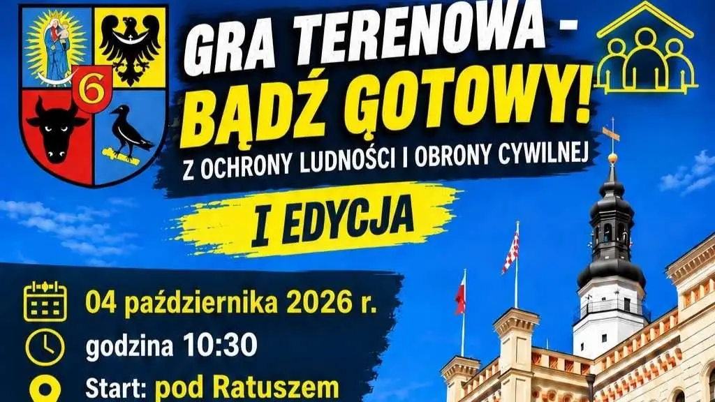 Gra terenowa „Bądź gotowy” na głogowskim Rynku