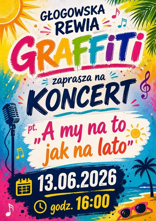 Koncert Głogowskiej Rewii Graffiti 'A my na to, jak na lato'