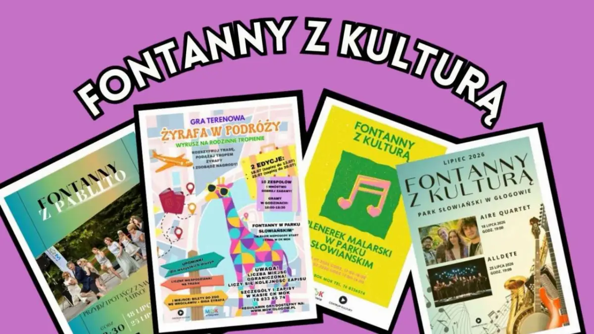 Pierwsza edycja Fontanny z Kulturą w Głogowie