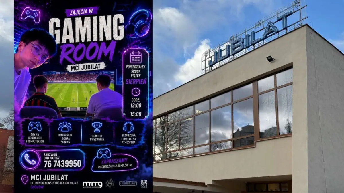 Nowy Gaming Room w MCI Jubilat dla młodzieży w Głogowie