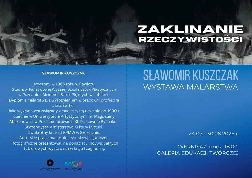 Wernisaż i wystawa malarstwa Sławomira Kuszczaka