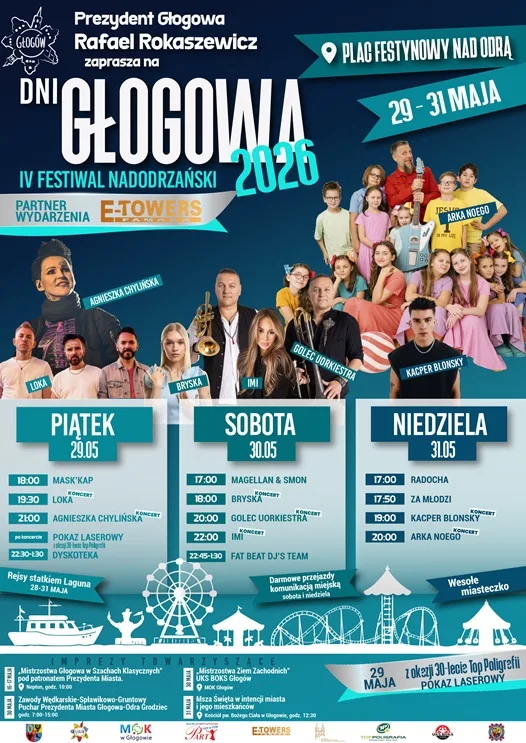 Dni Głogowa 2026 - IV Festiwal Nadodrzański