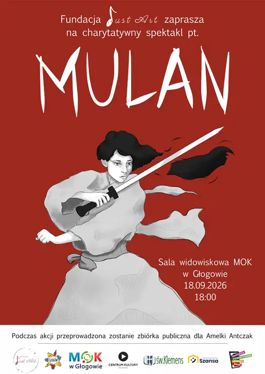 Spektakl 'Mulan' na rzecz Amelki Antczak